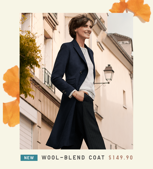 WOOL BLENDED COAT $149.90