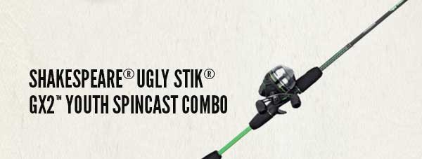 Shakespeare Ugly Stik GX2 Youth Spincast Combo