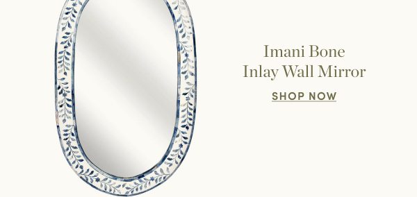 Imani Bone Inlay Wall Mirror