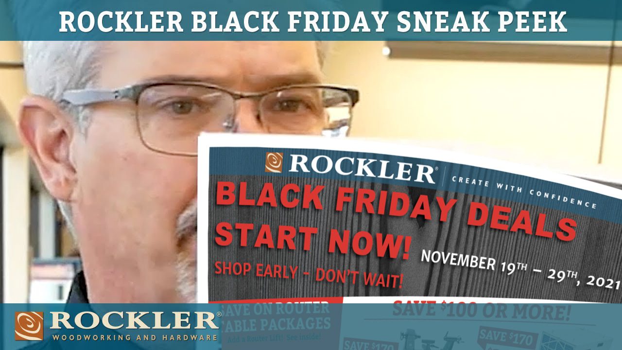 Preview Our HUGE Black Friday Sale We Made a Video! Rockler Email