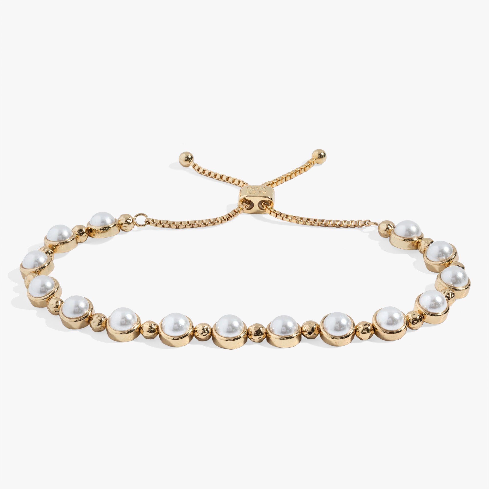 Image of Pearl Bolo Beaded Bracelet