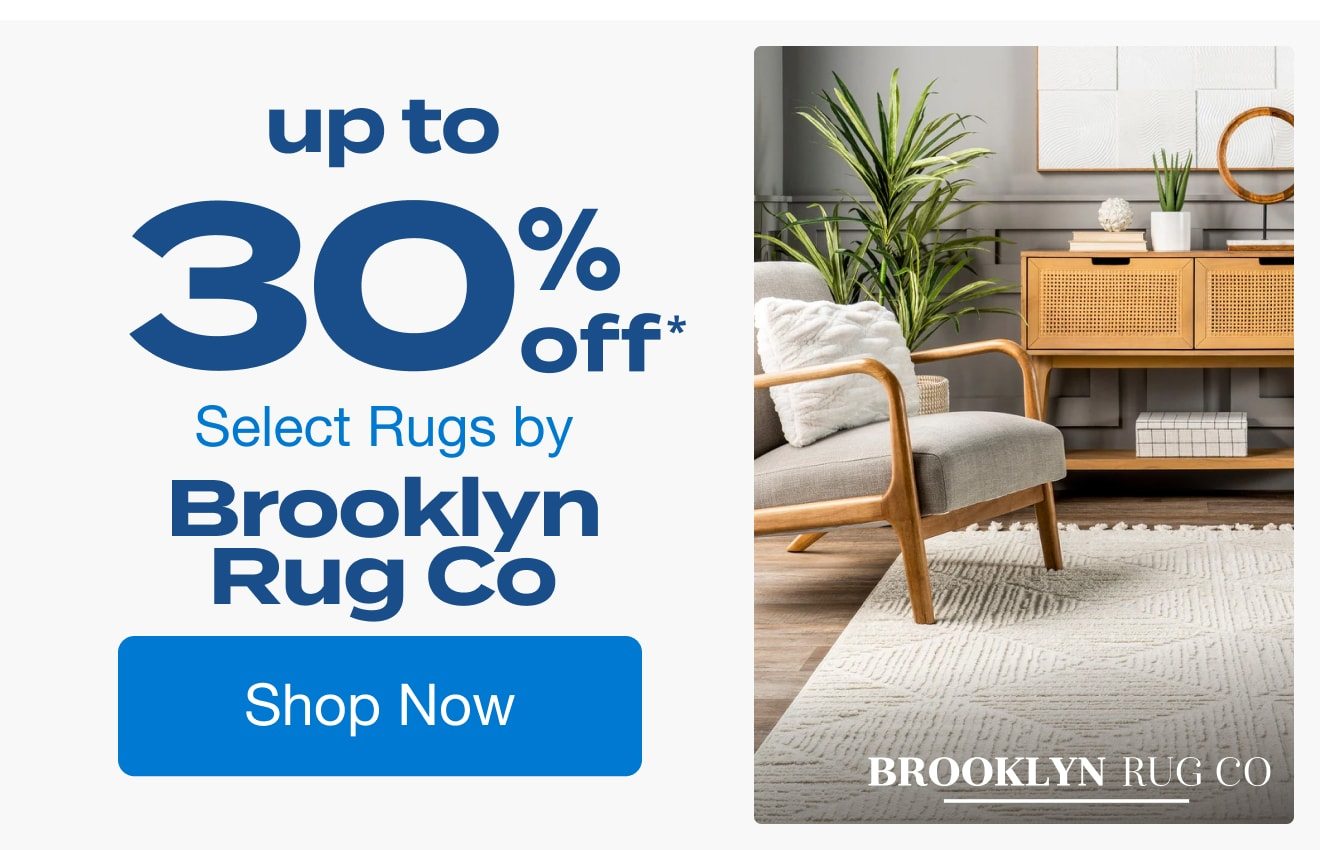 Up to 30% Off Select Rugs by Brooklyn Rug Co*