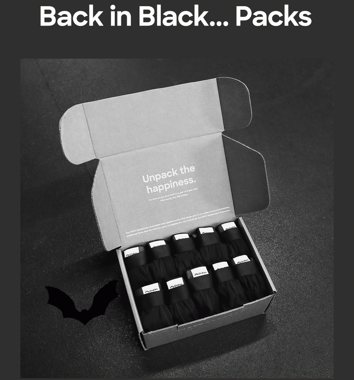 Back In Black...Packs
