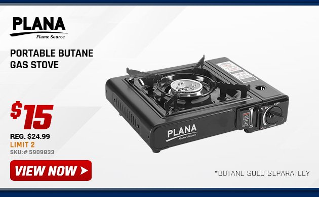 Plana Portable Butane Gas Stove