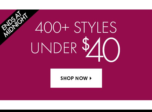 400 Styles Under $40 BB