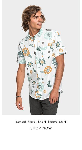 Product 1 - Sunset Floral Short Sleeve Shirt