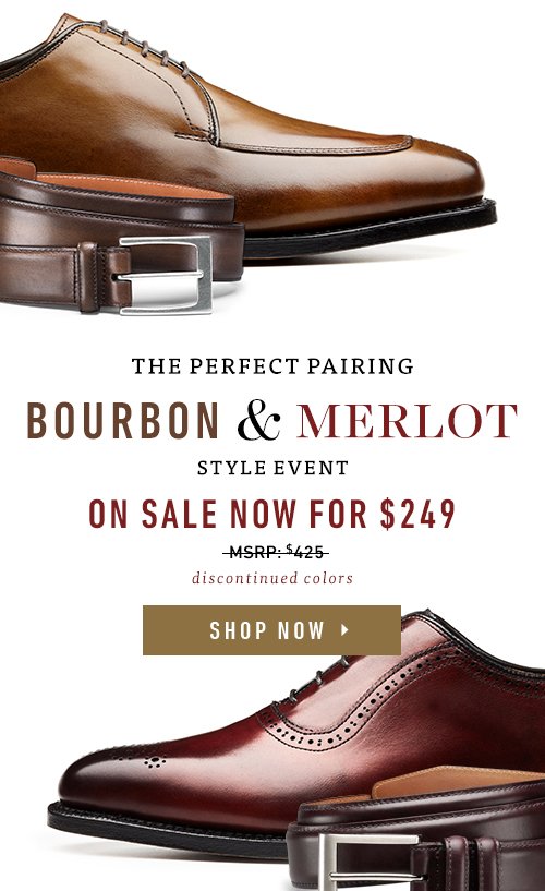 Bourbon-Merlot Style Event, on sale now for $249. Shop Now.