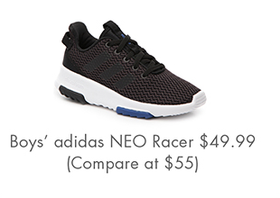 Boys' adidas NEO Racer $49.99 (Compare at $55)