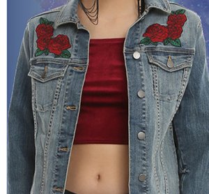 Rose Denim Jacket