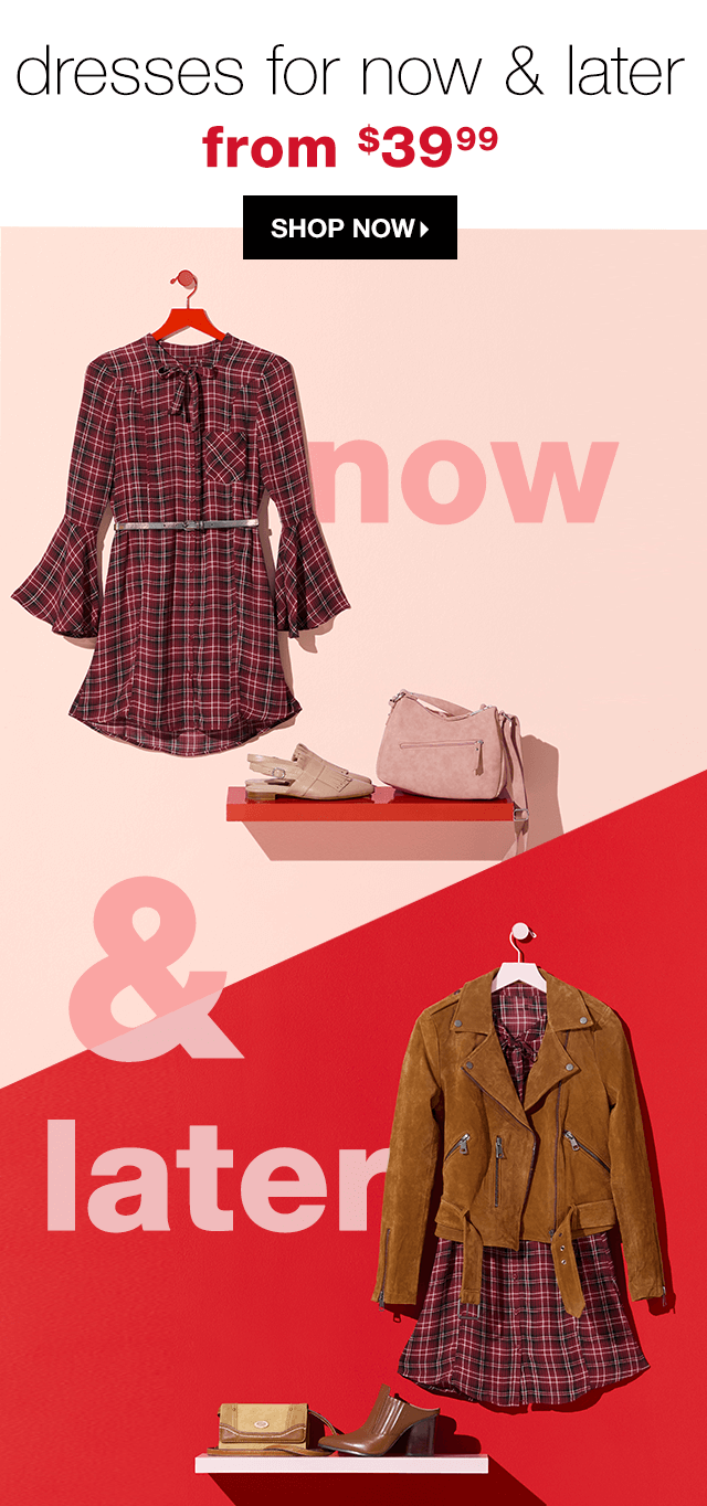 Dresses for Now & Later From $39.99 - Shop Now