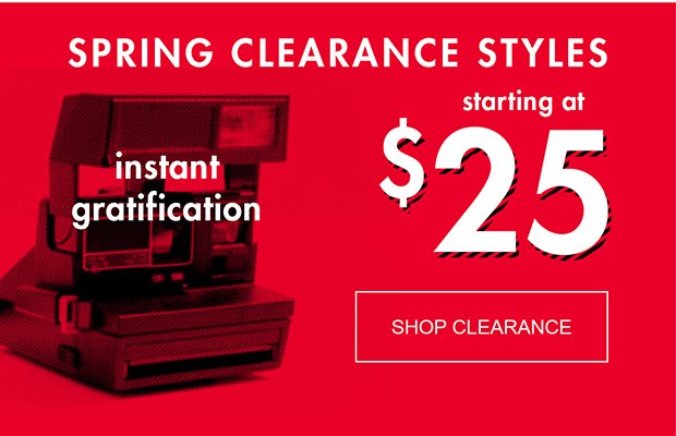 SHOP CLEARANCE