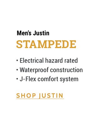 Justin Men's Stampede Work Boots - Shop Now »