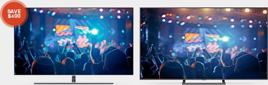 This is huge. Here's your access to the new Samsung QLED TV Lineup.