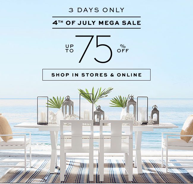 4TH OF JULY MEGA SALE