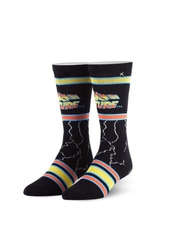 Back to the Future Odd Sox Adult Knit Socks