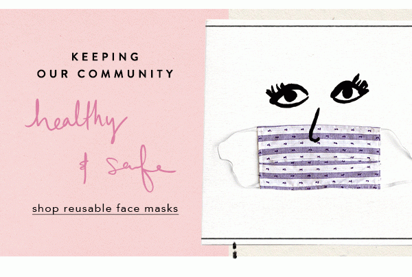 Shop reusable face masks.