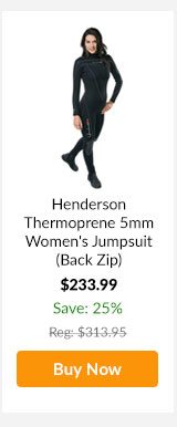 Henderson Thermoprene 5mm Women's Jumpsuit (Back Zip) - Buy Now