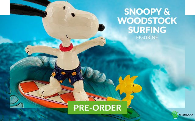 Snoopy and Woodstock Surfing Figure (Enesco LLC)