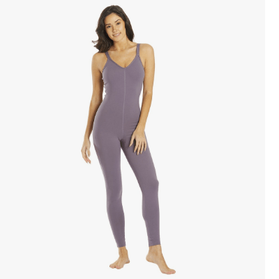 Everyday Yoga Radiant Solid Strappy Back Long Leotard 28"