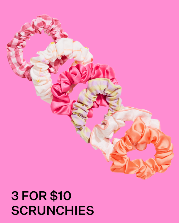 3 For $10 Scrunchies