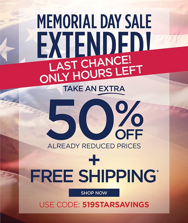 Memorial Day Sale - code: 519STARSAVINGS