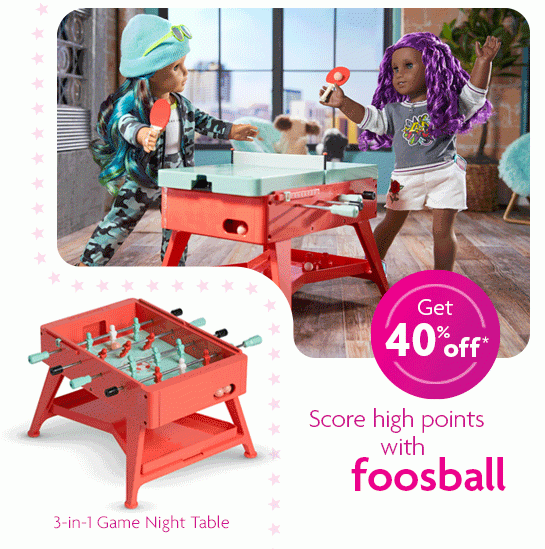 Get 40% off* 3-in-1 Game Night Table