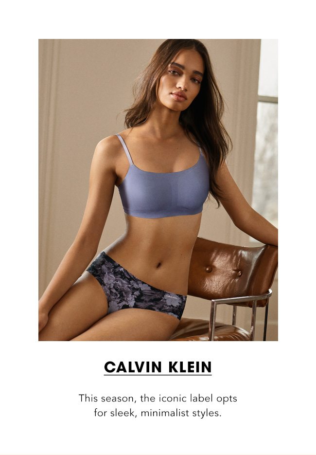 Calvin Klein This season, the iconic label opts for sleek, minimalist styles.