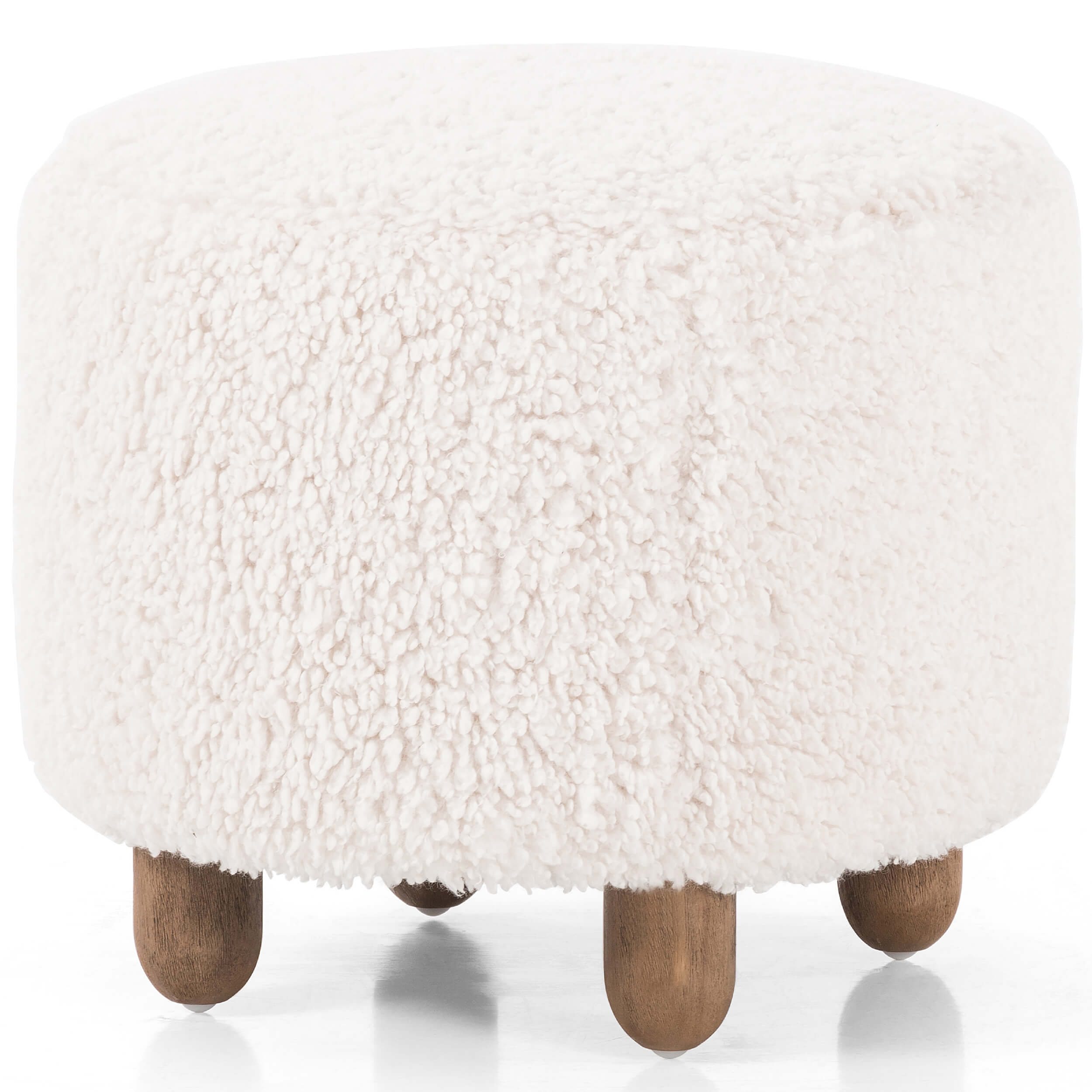 Image of Aniston 21" Ottoman, Andes Natural