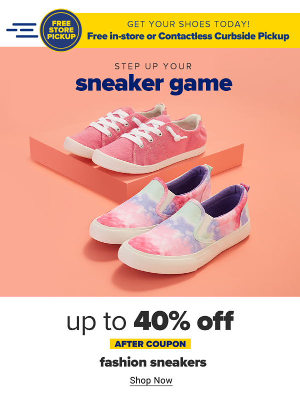 Up to 30% off fashion sneakers after coupon, featuring Jellypop. Shop Now.