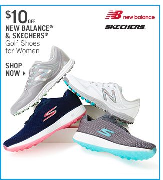 Shop $10 Off New Balance & Skechers Golf Shoes for Women