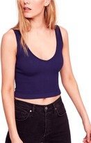 Intimately FP Solid Rib Brami Crop Top