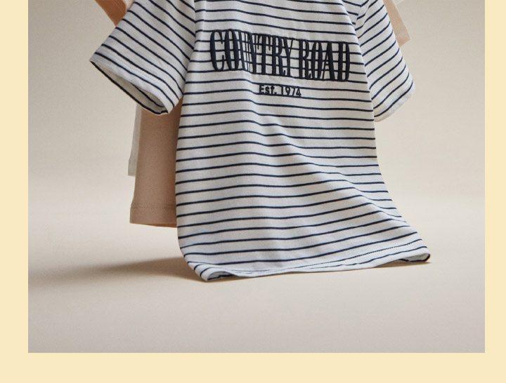 VERIFIED AUSTRALIAN COTTON HERITAGE STRIPE T-SHIRT