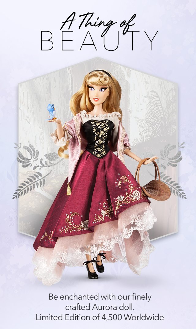 Be enchanted with our finely crafted Aurora doll, Limited Edition of 4,500 Worldwide | Shop Now