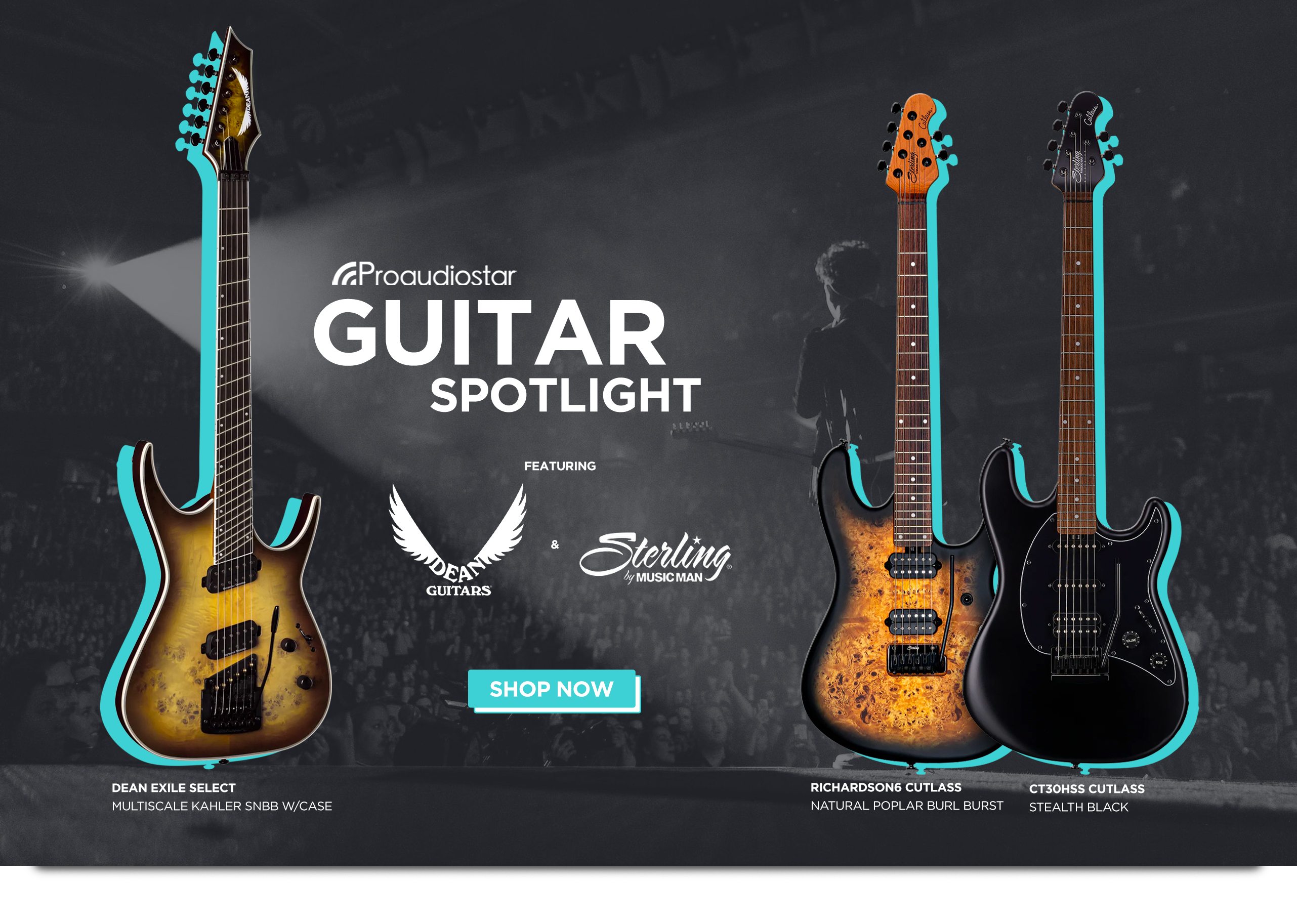 Dont miss out ! Limited time deals on Dean & Sterling Guitars!