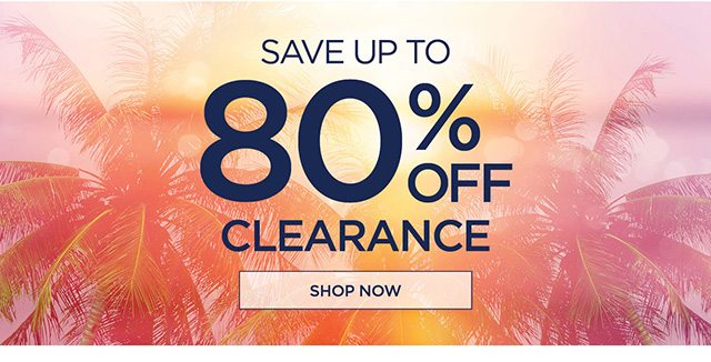 Save Up to 80% Off Clearance