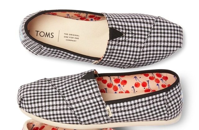 toms gingham shoes