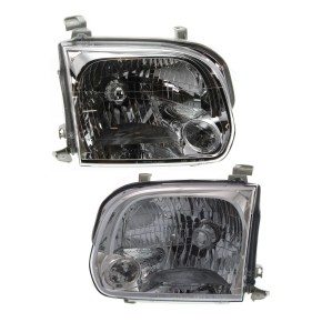 Driver and Passenger Side Headlights, With bulb(s) - (Double Cab)