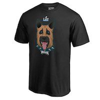 Men's Philadelphia Eagles NFL Pro Line by Fanatics Branded Black Super Bowl LII Underdog T-Shirt