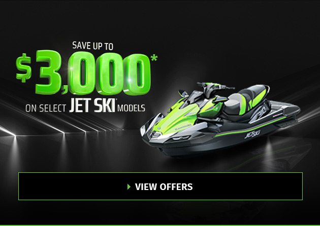 Save Up To $3,000 On Select Jet Ski® Watercraft