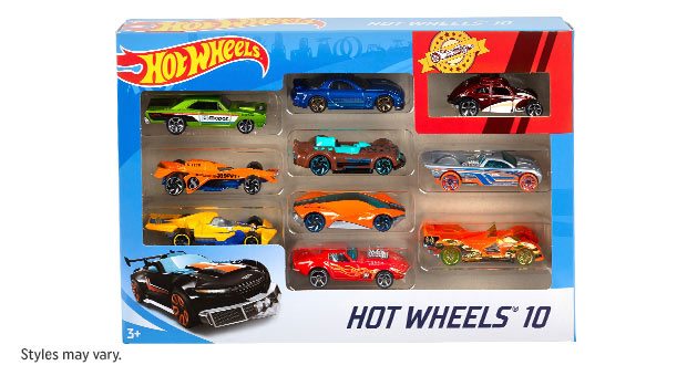 Hot Wheels Basic 10 Car Pack Assortment