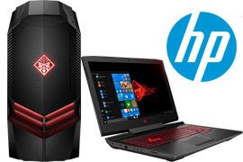 for select HP Gaming PCs: 15% off $899, 20% off $1399 & 25% off $1799