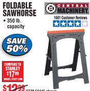  Foldable Sawhorse 