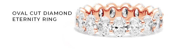 Oval Cut Diamond Eternity Ring