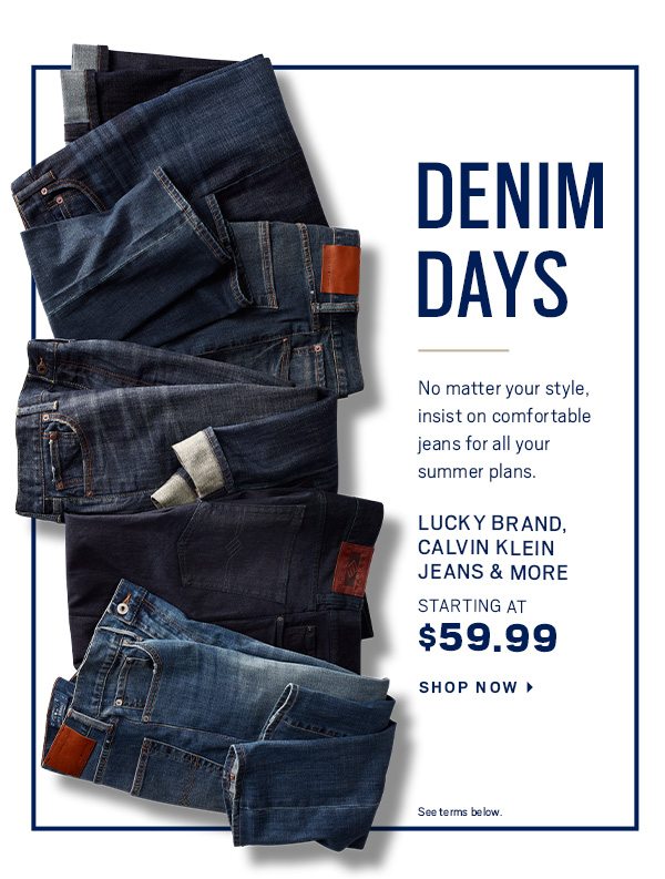 Lucky Brand Jeans, Calvin Klein & More starting at $59.99 - Shop Now
