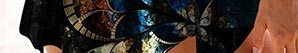 Double Strap Ring Detail Psychedelic Print Swimdress and Panty