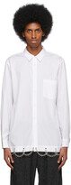 White Cotton Broadcloth Shirt