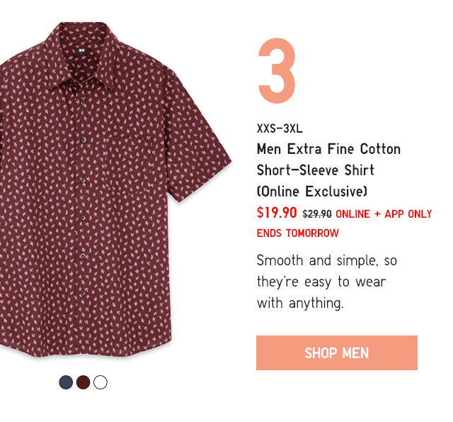 PDP3 - MEN EXTRA FINE COTTON SHORT-SLEEVE SHIRT