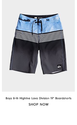 Product 4 - Boys 8-16 Highline Lava Division 19 In Boardshorts