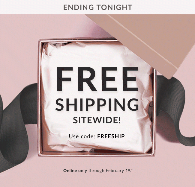 FREE SHIPPING SITEWIDE!