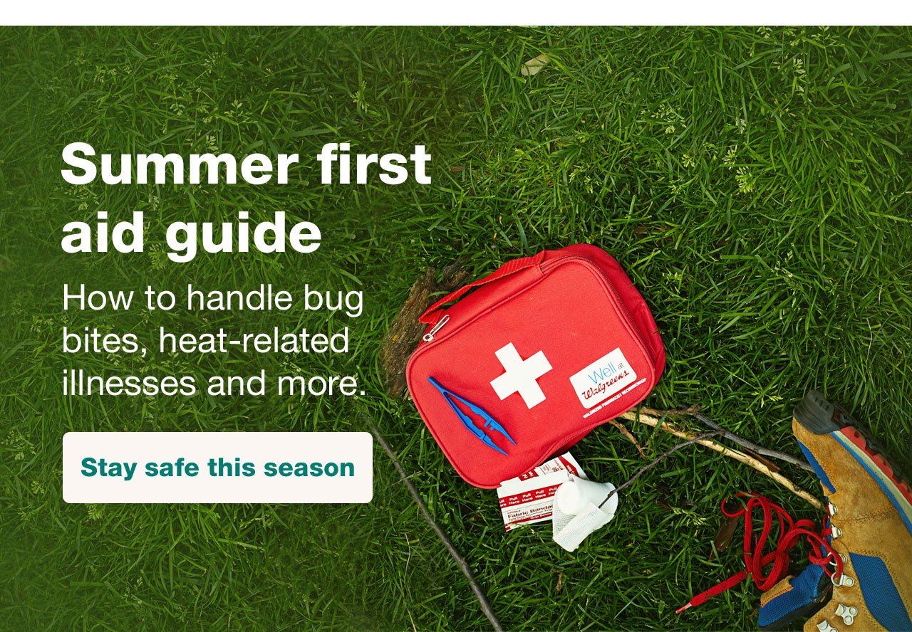 Summer first aid guide: How to handle bug bites, heat–related illnesses and more. Stay safe this season